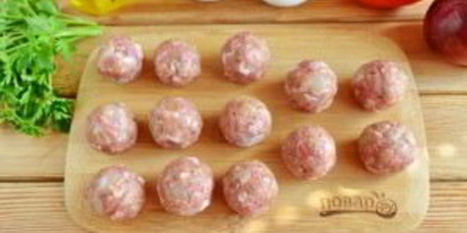 Рецепт сэндвича с мясными шариками