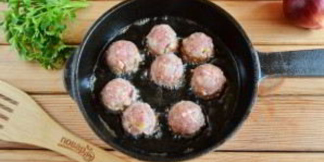 Рецепт сэндвича с мясными шариками