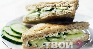 Рецепт Сэндвича с огурцом по-английски