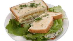 Рецепт Сэндвича с омлетом из норвежской сельди