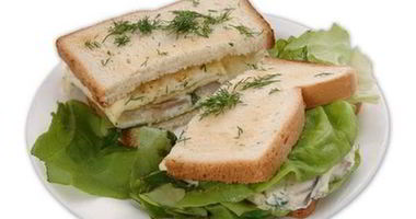 Рецепт Сэндвича с омлетом из норвежской сельди