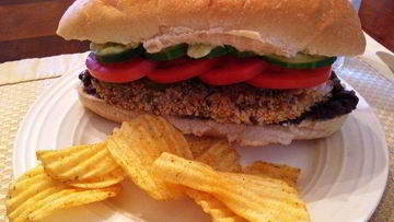 Рецепт Сэндвичей с фасолевым пюре и куриным мясом