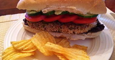 Рецепт Сэндвичей с фасолевым пюре и куриным мясом