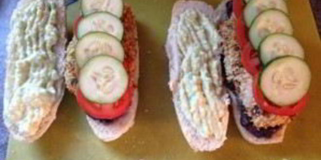 Рецепт сэндвичей с фасолевым пюре и куриным мясом