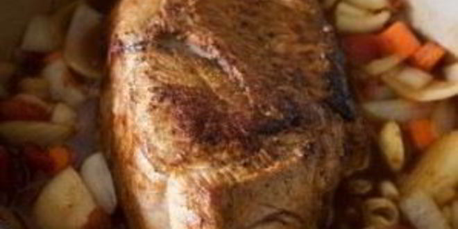 Рецепт сэндвичей со свининой, жареной в пиве с овощами