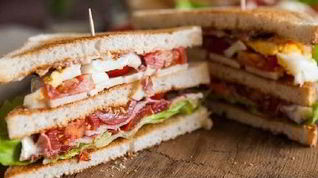 Рецепт Сытного мега-сэндвич