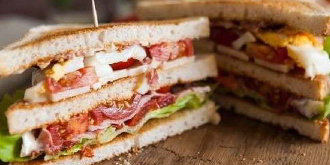 Рецепт Сытного мега-сэндвич