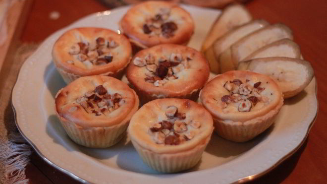 Рецепт банановых тарталеток