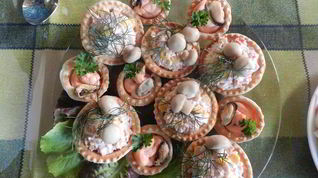 Рецепт Тарталеток для фуршета