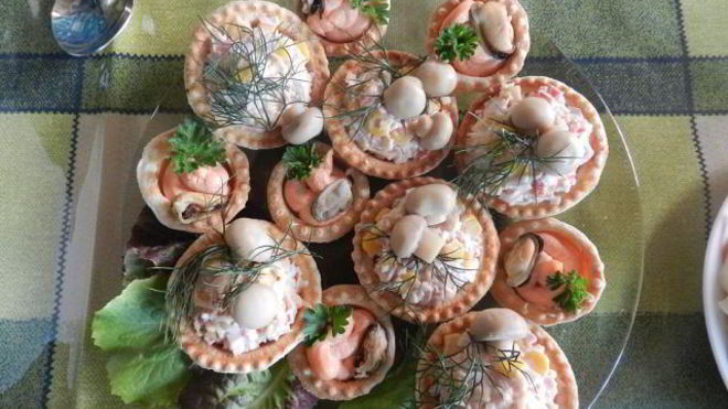 Рецепт тарталеток для фуршета