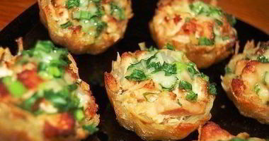 Рецепт Тарталеток из картофеля с куриным филе