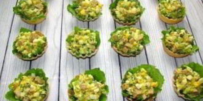 Рецепт тарталеток из печени трески