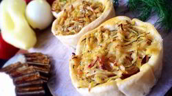 Рецепт Тарталеток Пикничок с курицей и овощами