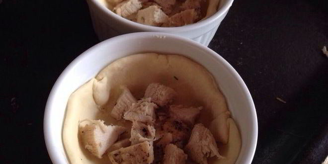 Рецепт тарталеток пикничок с курицей и овощами