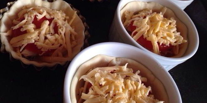 Рецепт тарталеток пикничок с курицей и овощами