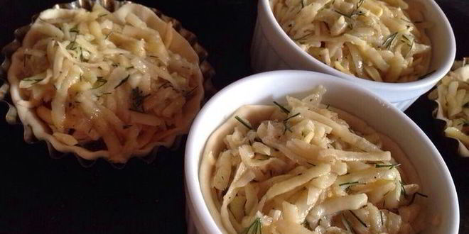 Рецепт тарталеток пикничок с курицей и овощами