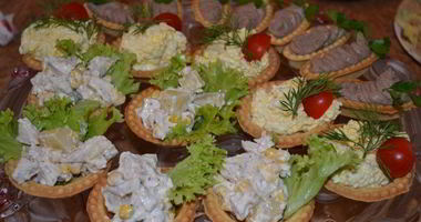 Рецепт Тарталеток с ананасом и курицей