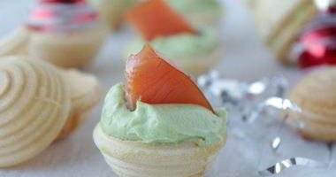 Рецепт Тарталеток с авокадо и рыбой