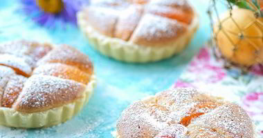Рецепт Тарталеток с франжипаном и абрикосами