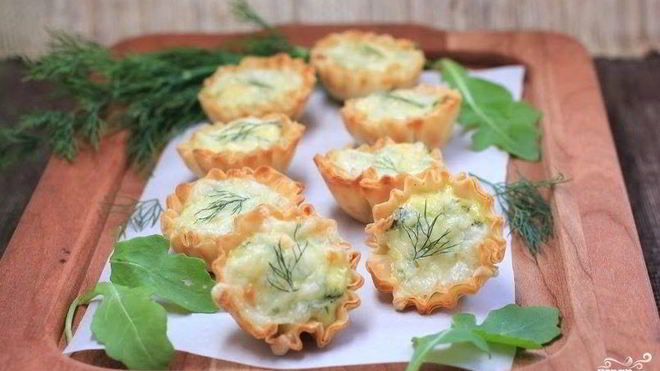 Рецепт тарталеток с горбушей