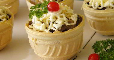 Рецепт Тарталеток с грибами