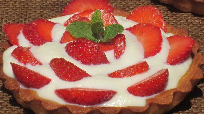 Рецепт тарталеток с клубникой и белым шоколадом