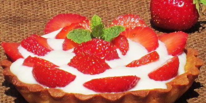 Рецепт тарталеток с клубникой и белым шоколадом