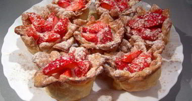 Рецепт Тарталеток с клубникой и сливочным желе