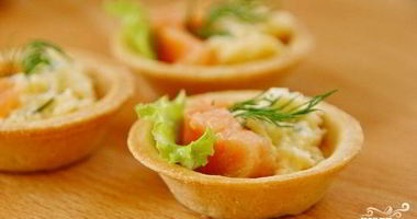 Рецепт Тарталеток с копченой рыбой