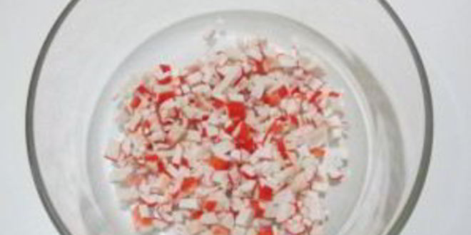 Рецепт тарталеток с крабовыми палочками и огурцом