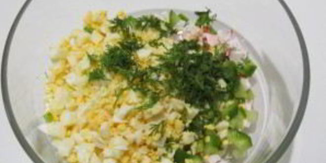 Рецепт тарталеток с крабовыми палочками и огурцом