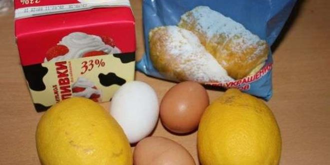 Рецепт тарталеток с лимоном