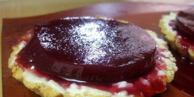 Рецепт тарталеток с малиновым желе и рисовым кремом