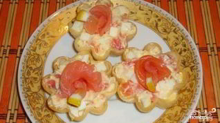 Рецепт Тарталеток с семгой