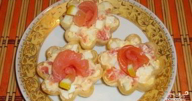 Рецепт Тарталеток с семгой