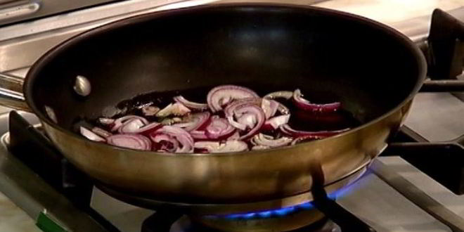 Рецепт тарталеток с шампиньонами, спаржей и сладким перцем