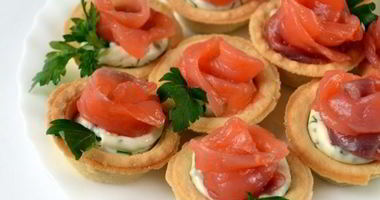 Рецепт Тарталеток с соленой семгой