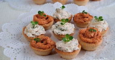 Рецепт Тарталеток с сыром и зеленью