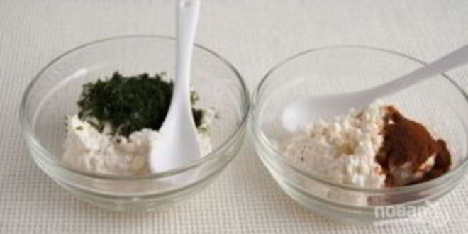 Рецепт тарталеток с сыром и зеленью