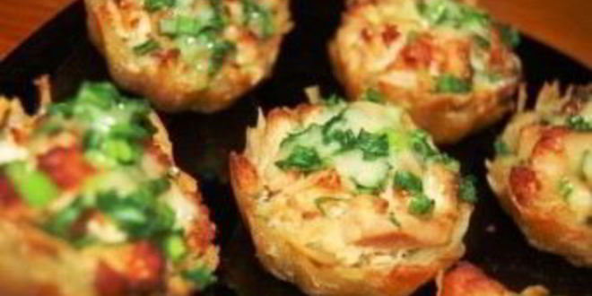 Рецепт тарталеток с ветчиной и помидорами