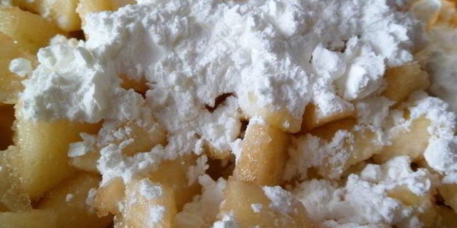 Рецепт тарталеток с яблоками, орехами и крем-фрешем