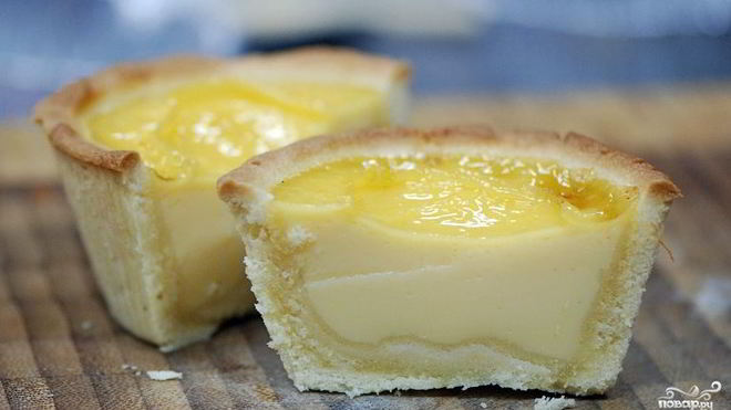 Рецепт тарталеток с заварным кремом