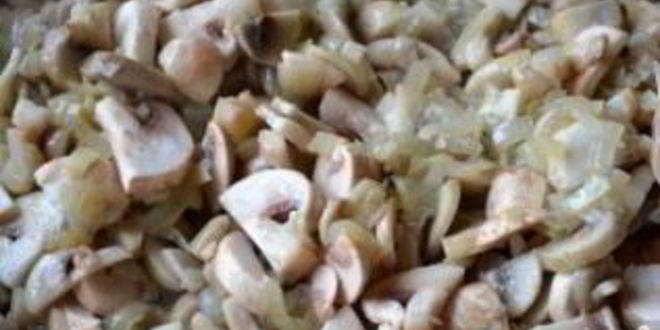 Рецепт закуски с грибами в тарталетках