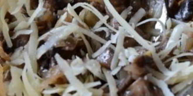 Рецепт закуски с грибами в тарталетках