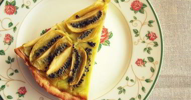 Рецепт Кремового тарта с Киви