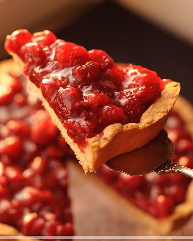 Рецепт малинового тарта