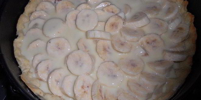 Рецепт нежного бананового тарта