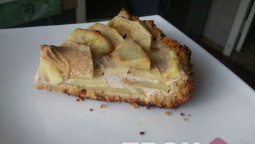 Рецепт Овсяного тарта с яблоками