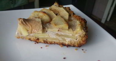 Рецепт Овсяного тарта с яблоками