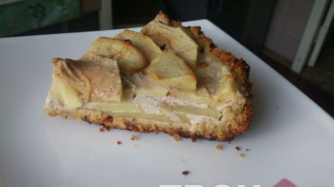 Рецепт овсяного тарта с яблоками